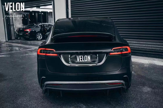 Hoogwaardige koolstofvezel model X koolstofvezel body kit model X koolstofvezel voorkant schop achterste diffuser spoiler zijkant rok