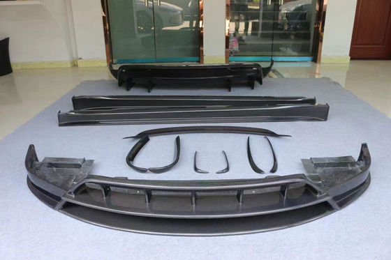 Hoogwaardige koolstofvezel model X koolstofvezel body kit model X koolstofvezel voorkant schop achterste diffuser spoiler zijkant rok