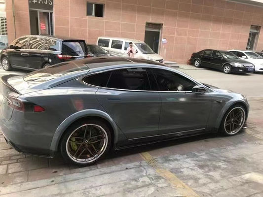 Verkoop Model S Carbon Fiber Body Kit voor Model S Wide Bodyki Carbon Fiber Front Shovel Rear Diffuser Spoiler