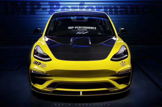 Nieuw product Model 3 Wide Bodyki voor de Tesla Model 3 Body Kit Upgrade IMP Style Voor- en achterbumper spoilers