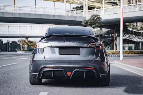 Nieuw product MODEL Y Karbonvezel Body Kit Model Y Voorkop Schaaf Achter Diffuser Spoiler Cover