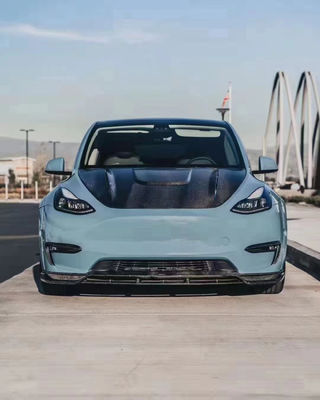 Nieuw product MODEL Y Karbonvezel Body Kit Model Y Voorkop Schaaf Achter Diffuser Spoiler Cover