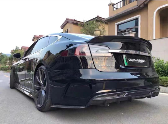 Voor Tesla Model S Body Kit MODEL S Verbeterde PD-stijl voor- en achterbumper spoiler body kits