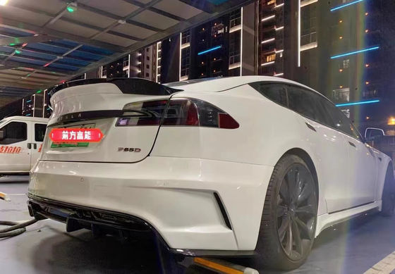 Voor Tesla Model S Body Kit MODEL S Verbeterde PD-stijl voor- en achterbumper spoiler body kits