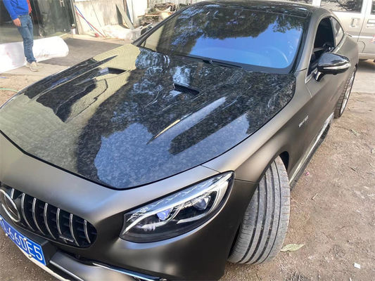 Voor Benz W217 S-klasse Coupe Carbon Fiber Cover Cursory W217 Upgraded MSY Style Machine Cover