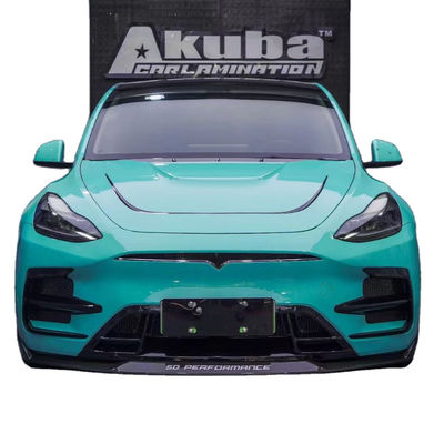 Autoonderdelen voor Tesla MODEL Y Body Kit MODEL Y Upgraded SD-stijl voor- en achterbumper spoiler Carbon Fiber Body Kit