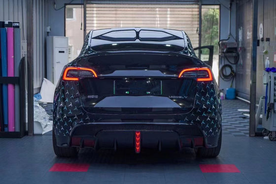 Autoonderdelen voor Tesla MODEL Y Body Kit MODEL Y Upgraded SD-stijl voor- en achterbumper spoiler Carbon Fiber Body Kit
