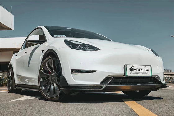 Autoonderdelen voor Tesla MODEL Y Carbon Fiber Body Kit MODEL Y Upgraded MIW-stijl Carbon Fiber Front Shovel Diffuser Spoiler Body Kit