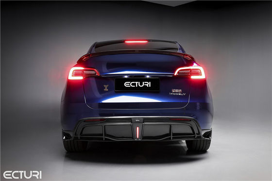 Autoonderdelen Carbon Fiber Body Kit voor Tesla MODEL Y MODEL Y Upgraded Ecturi Style Front Shovel Diffuser Spoiler Body Kit