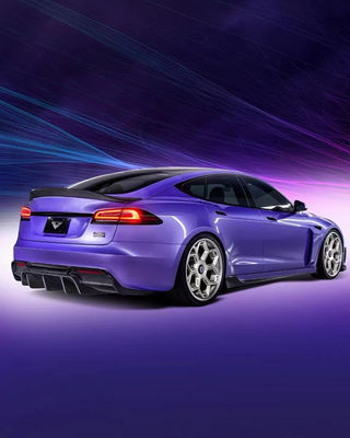 Vors Style Tesla Body Kit 2013 - 2016 Tesla Model S Spoiler Hood Zijdekleding