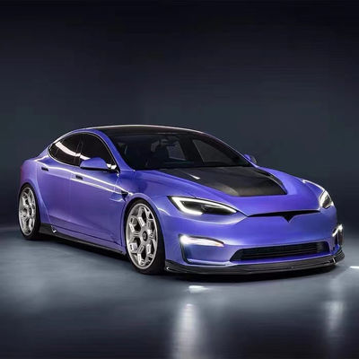 Vors Style Tesla Body Kit 2013 - 2016 Tesla Model S Spoiler Hood Zijdekleding