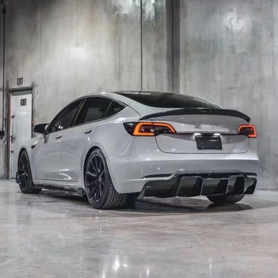 2017 - 2019 MODEL 3 Body Kit Tesla Voorkop Schaaf Achter Diffuser Spoiler 180mm