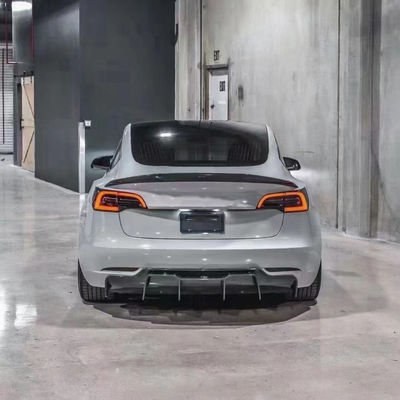 2017 - 2019 MODEL 3 Body Kit Tesla Voorkop Schaaf Achter Diffuser Spoiler 180mm