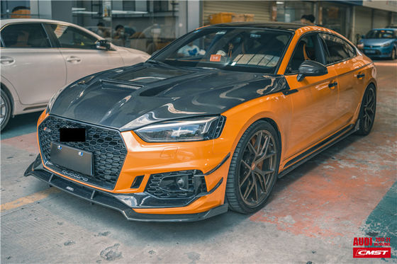 Autoonderdelen voor Audi A5 S5 RS5 Carbon Fiber Hood A5 S5 RS5 Upgraded Transparent Style Hood Engine Hatch