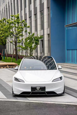 Koolstofvezel Tesla Model 3 Body Kit Nieuwe reparatie Tesla Side Skirt Front Lip Diffuser