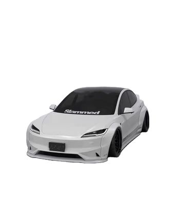 2020- Tesla Body Kit Harsvezel LB Style Tesla Model 3 Spoiler Voorlip Diffuser