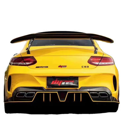 Autoonderdelen voor Mercedes C63 Coupe Carbon Fiber Spoiler W205 C63 C63S Opgewaardeerde IMP-stijl GT Tail Spoiler