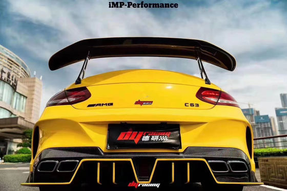 Autoonderdelen voor Mercedes C63 Coupe Carbon Fiber Spoiler W205 C63 C63S Opgewaardeerde IMP-stijl GT Tail Spoiler