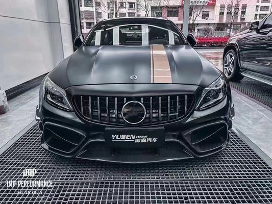 Autoonderdelen voor Mercedes C63 C63S Coupe Body Kit C63 C63S Coupe Upgraded IMP Style Voor- en achterbumper spoiler body kit