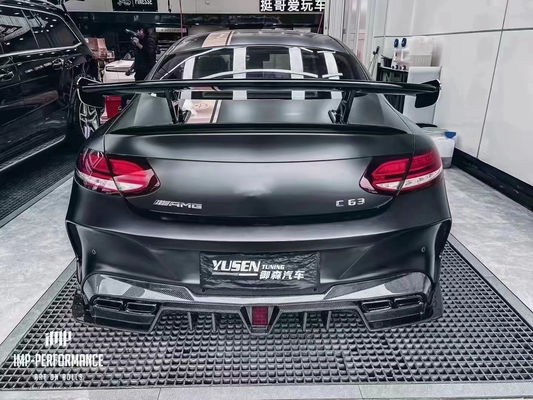 Autoonderdelen voor Mercedes C63 C63S Coupe Body Kit C63 C63S Coupe Upgraded IMP Style Voor- en achterbumper spoiler body kit