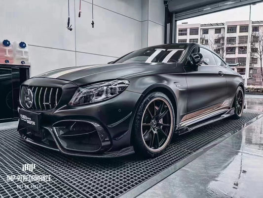 Autoonderdelen voor Mercedes C63 C63S Coupe Body Kit C63 C63S Coupe Upgraded IMP Style Voor- en achterbumper spoiler body kit