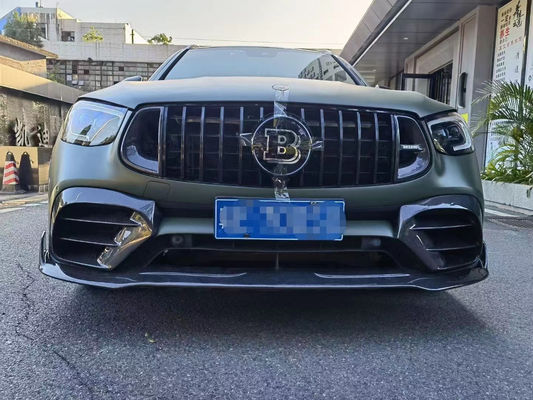Voor Mercedes-Benz GLC63 Carbon Fiber Body Kit GLC63 Upgraded Bs Style Carbon Fiber Front Lip Diffuser Spoiler Body Kit