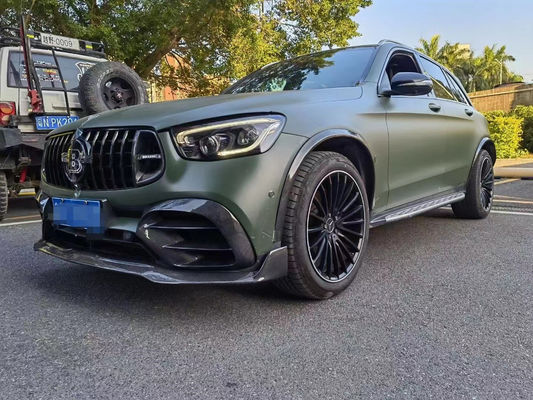 Voor Mercedes-Benz GLC63 Carbon Fiber Body Kit GLC63 Upgraded Bs Style Carbon Fiber Front Lip Diffuser Spoiler Body Kit