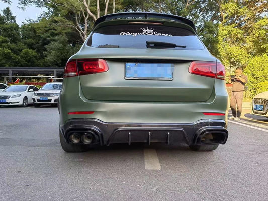 Voor Mercedes-Benz GLC63 Carbon Fiber Body Kit GLC63 Upgraded Bs Style Carbon Fiber Front Lip Diffuser Spoiler Body Kit