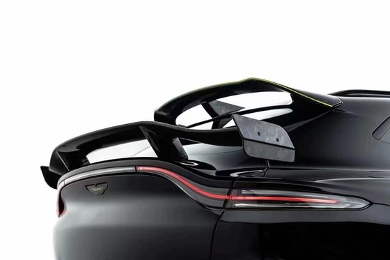 Bright Black Aston Martin Body Kit DBX MSY Stijl Carbon Fiber Spoiler Wing