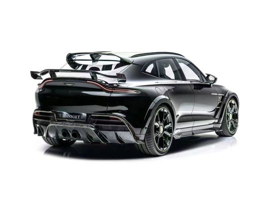 Bright Black Aston Martin Body Kit DBX MSY Stijl Carbon Fiber Spoiler Wing