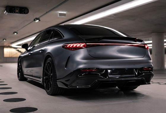 Voor Mercedes EQS Carbon Fiber Body Kit EQS Upgrade BS Style Carbon Fiber Front Lip Diffuser Spoiler Body Kit