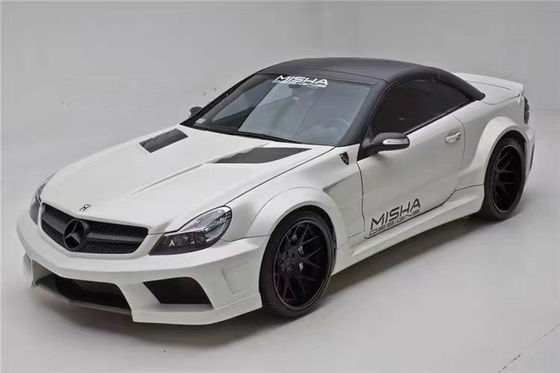 Voor Mercedes SL R230 Widebody Kit SL R230 Upgraded Misha Style Voor- en achterbumper spoiler Widebody Kit