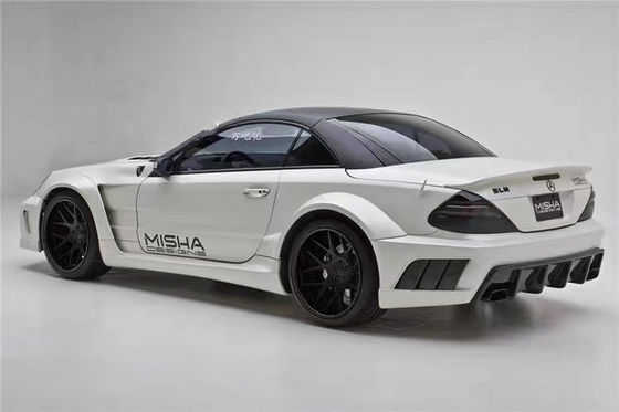 Voor Mercedes SL R230 Widebody Kit SL R230 Upgraded Misha Style Voor- en achterbumper spoiler Widebody Kit