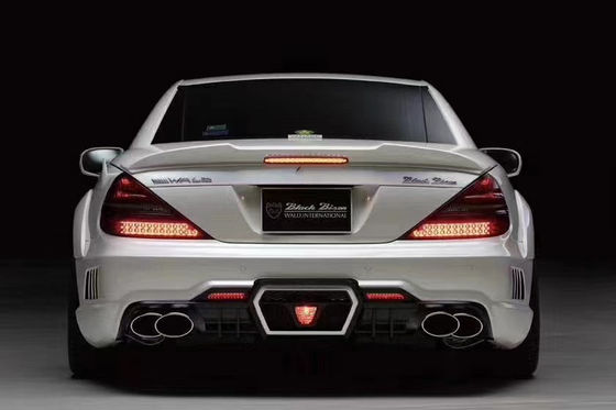 Voor Mercedes SL R230 Widebody Kit SL R230 Upgraded WD Style Voor- en achterbumper spoiler Widebody Kit