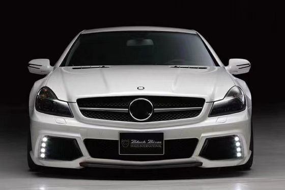Voor Mercedes SL R230 Widebody Kit SL R230 Upgraded WD Style Voor- en achterbumper spoiler Widebody Kit