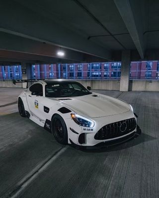 Voor Mercedes AMG GT Carbon Fiber Widebody Kit AMG GT Upgraded CBE Style Front Lip Diffuser Spoiler Widebody Kit