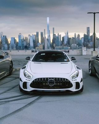 Voor Mercedes AMG GT Carbon Fiber Widebody Kit AMG GT Upgraded CBE Style Front Lip Diffuser Spoiler Widebody Kit