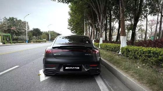 Voor Mercedes EQE Carbon Fiber Body Kit EQE Upgrade BS Style Carbon Fiber Front Lip Diffuser Spoiler Body Kit
