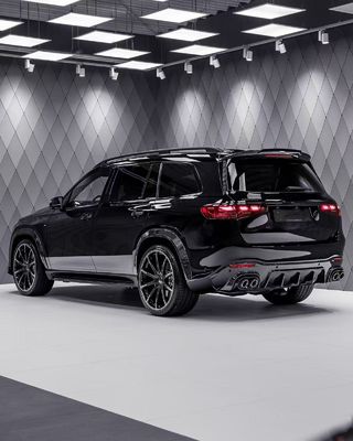 Voor Mercedes X167 GLS450 Carbon Fiber Body Kit GLS Upgrade BS Style Front Lip Diffuser Spoiler Widebody Kit