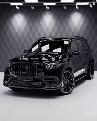 Voor Mercedes X167 GLS450 Carbon Fiber Body Kit GLS Upgrade BS Style Front Lip Diffuser Spoiler Widebody Kit