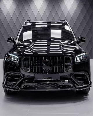 Voor Mercedes X167 GLS450 Carbon Fiber Body Kit GLS Upgrade BS Style Front Lip Diffuser Spoiler Widebody Kit