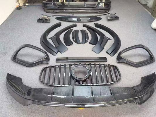 X167 GLS450 Mercedes Benz Body Kit LD Style Carbon Fiber Lip Spoiler Hood
